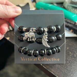 Vertical Collective Women's Bracelet with Charms - NWT